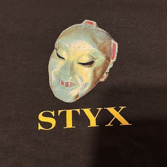 NWOT size XL Vintage authentic 2000 Styx Domo Arigato Mr Roboto T-shirt EVC - Picture 3 of 7